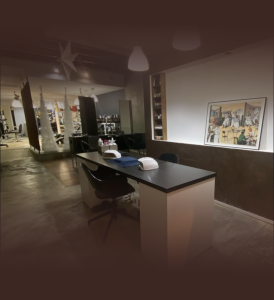 Intérieur du salon de coiffure Isabellatoca