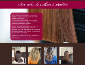 Aperçu du site WordPress Isabellatoca, salon de coiffure à Aubière